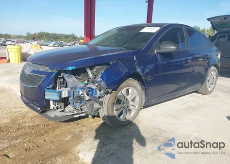 2013 Chevrolet Cruze Ls Auto из США, поврежденный, VIN 1G1PA5SH8D7280395